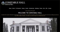 Desktop Screenshot of constablehall.org
